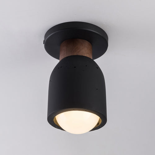 Pompeii Flush Mount Black