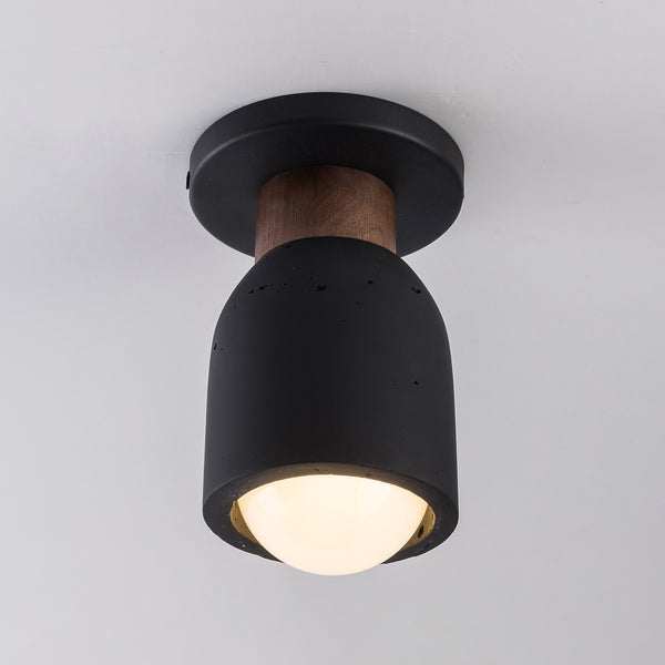 Pompeii Flush Mount Black