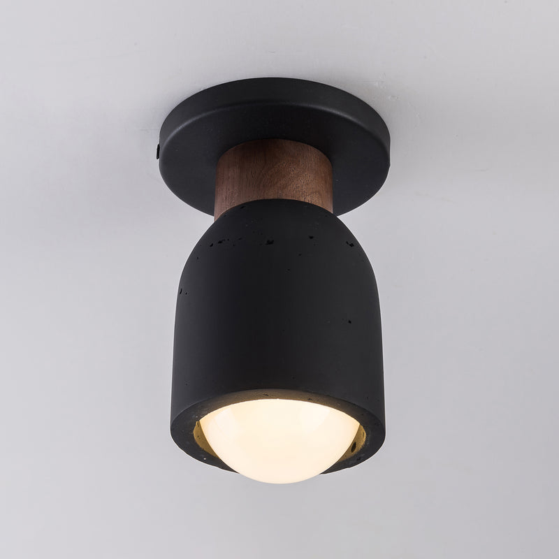 Pompeii Flush Mount Black