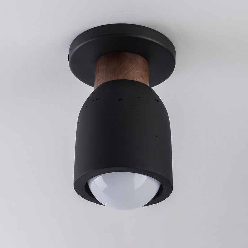 Pompeii Flush Mount Black