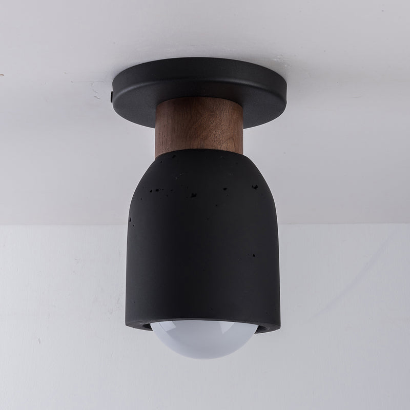 Pompeii Flush Mount Black