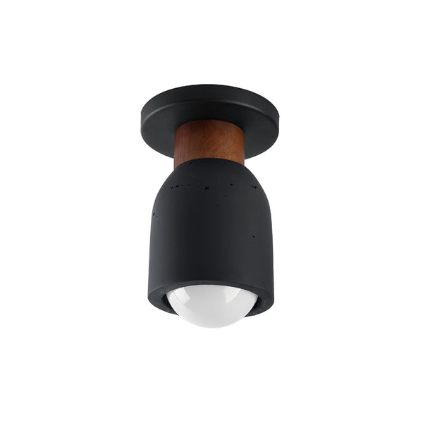 Pompeii Flush Mount Black