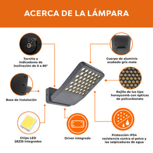Arcell I Lámpara Pared Luz Neutra