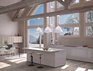 Nordic Medium Pendant White