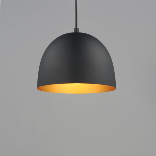 Tova Small Pendant Black/Gold