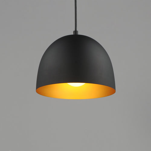 Tova Small Pendant Black/Gold