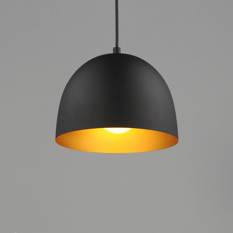 Tova Small Pendant Black/Gold