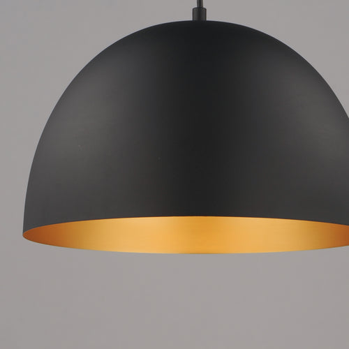 Tova Medium Pendant Black/Gold