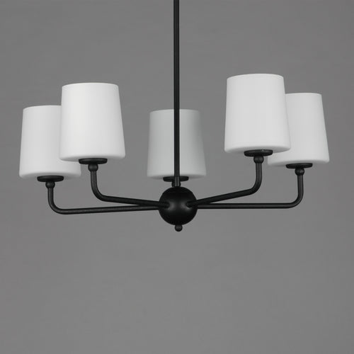 Bristol 5 Light Chandelier Black