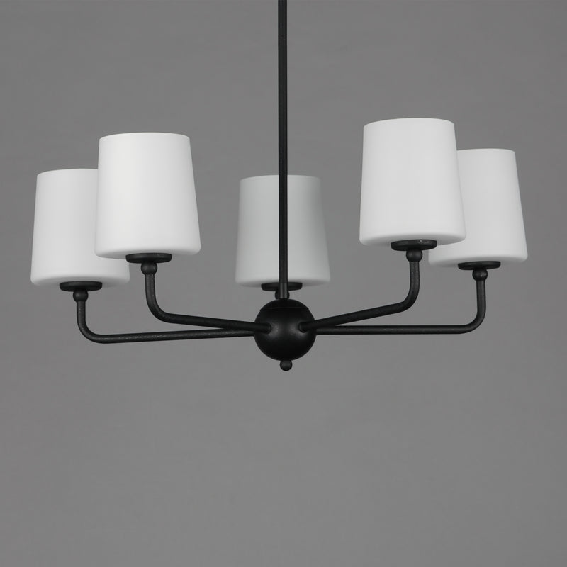 Bristol 5 Light Chandelier Black
