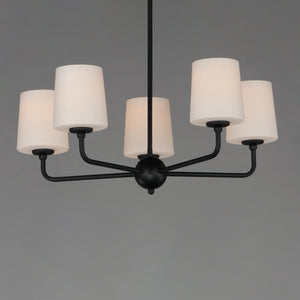 Bristol 5 Light Chandelier Black