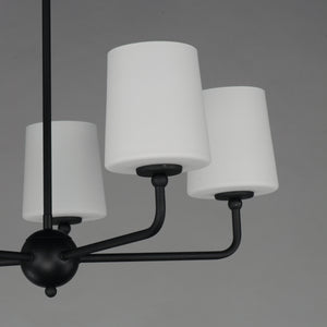 Bristol 5 Light Chandelier Black