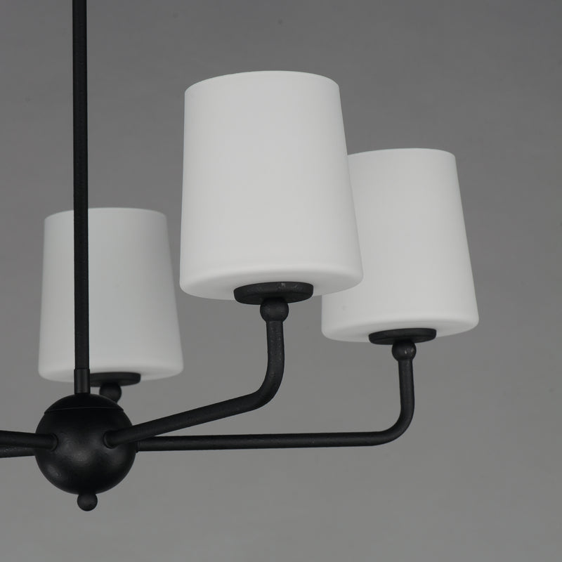 Bristol 5 Light Chandelier Black