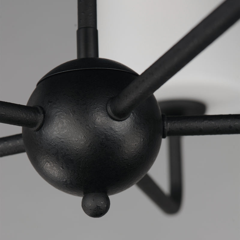 Bristol 5 Light Chandelier Black