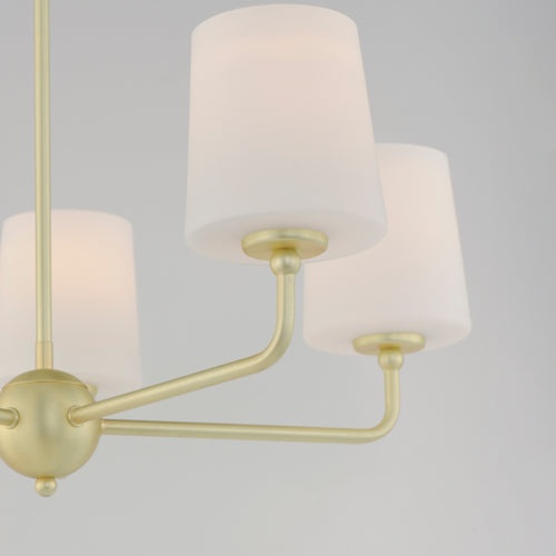Bristol 5 Light Chandelier Brass
