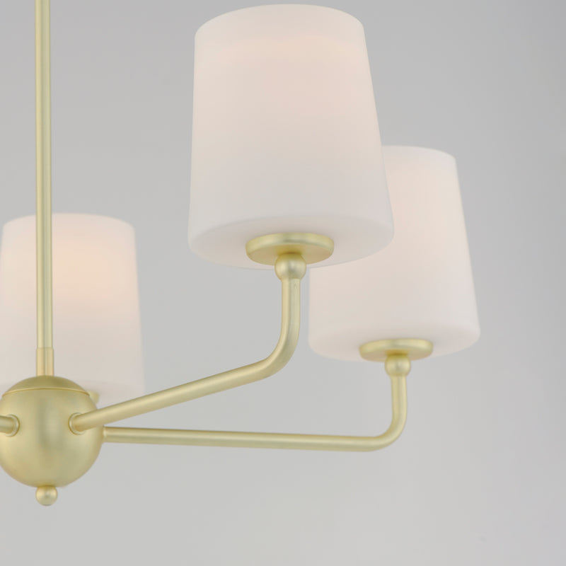 Bristol 5 Light Chandelier Brass