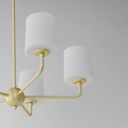 Bristol 5 Light Chandelier Brass