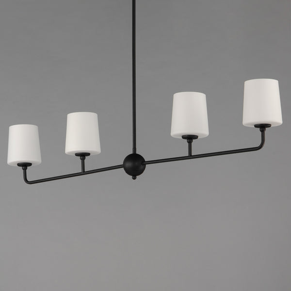 Bristol 4 Light Chandelier Black