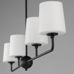 Bristol 4 Light Chandelier Black