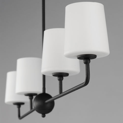 Bristol 4 Light Chandelier Black