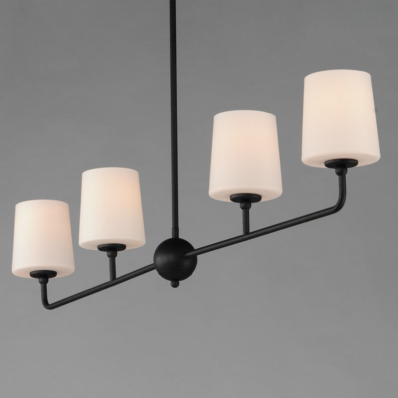 Bristol 4 Light Chandelier Black