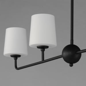 Bristol 4 Light Chandelier Black