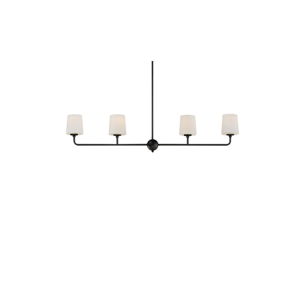 Bristol 4 Light Chandelier Black
