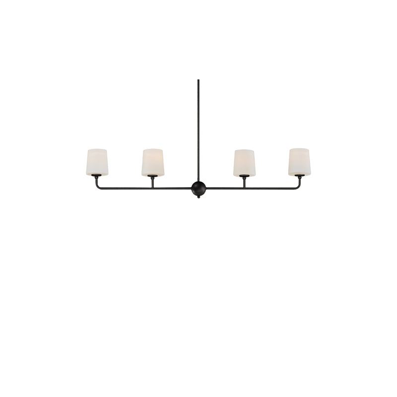 Bristol 4 Light Chandelier Black