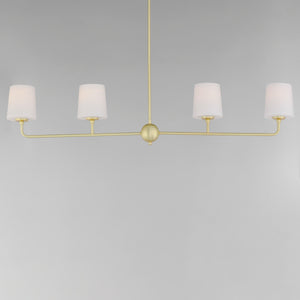 Bristol 4 Light Chandelier Brass