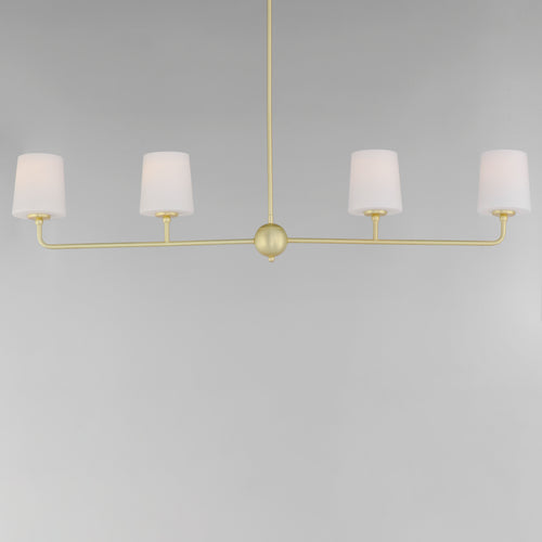 Bristol 4 Light Chandelier Brass