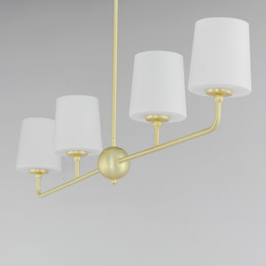Bristol 4 Light Chandelier Brass