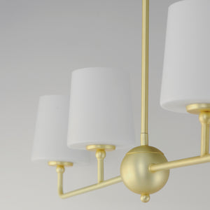 Bristol 4 Light Chandelier Brass
