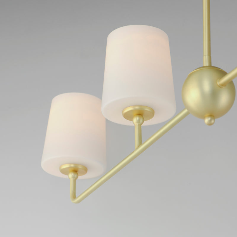 Bristol 4 Light Chandelier Brass