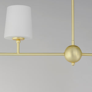 Bristol 4 Light Chandelier Brass