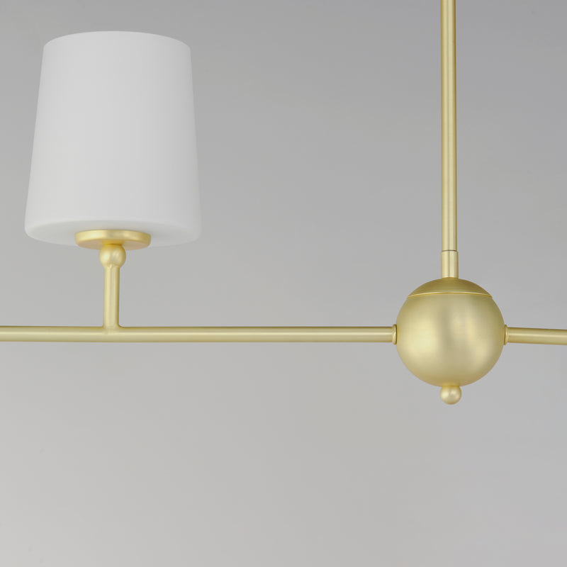 Bristol 4 Light Chandelier Brass