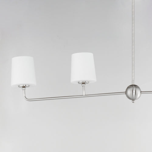 Bristol 4 Light Chandelier Nickel