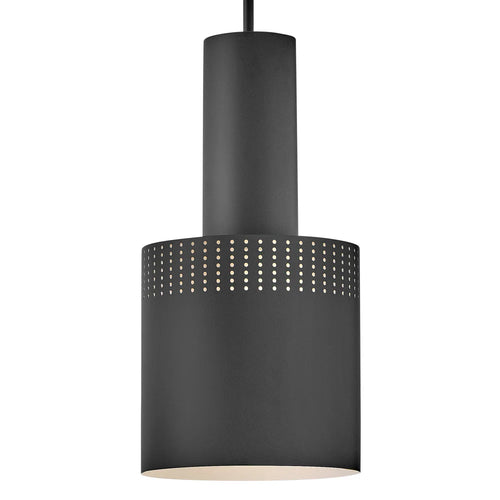 Casey Metal Pendant Black