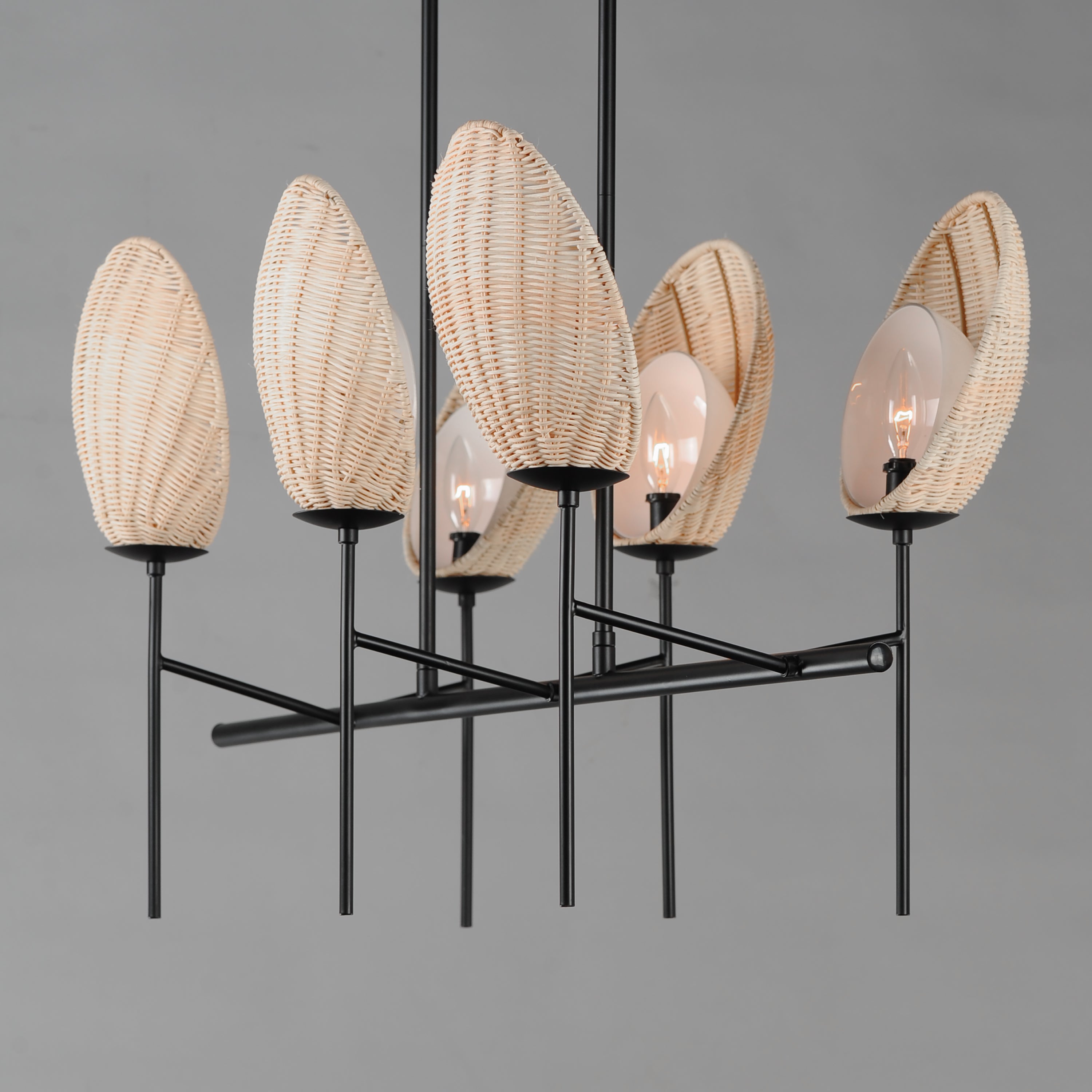 Maldives 6 Light Linear Chandelier