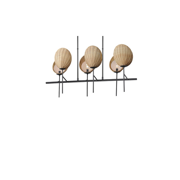 Maldives 6 Light Linear Chandelier