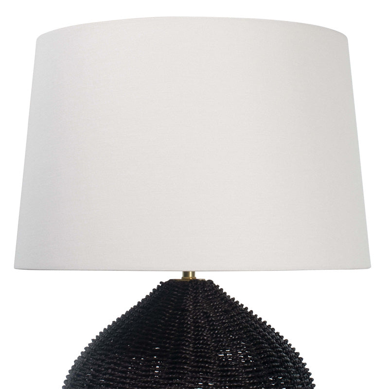 Georgian Table Lamp Black