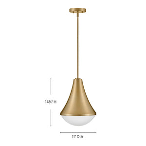 Haddie Pendant Brass
