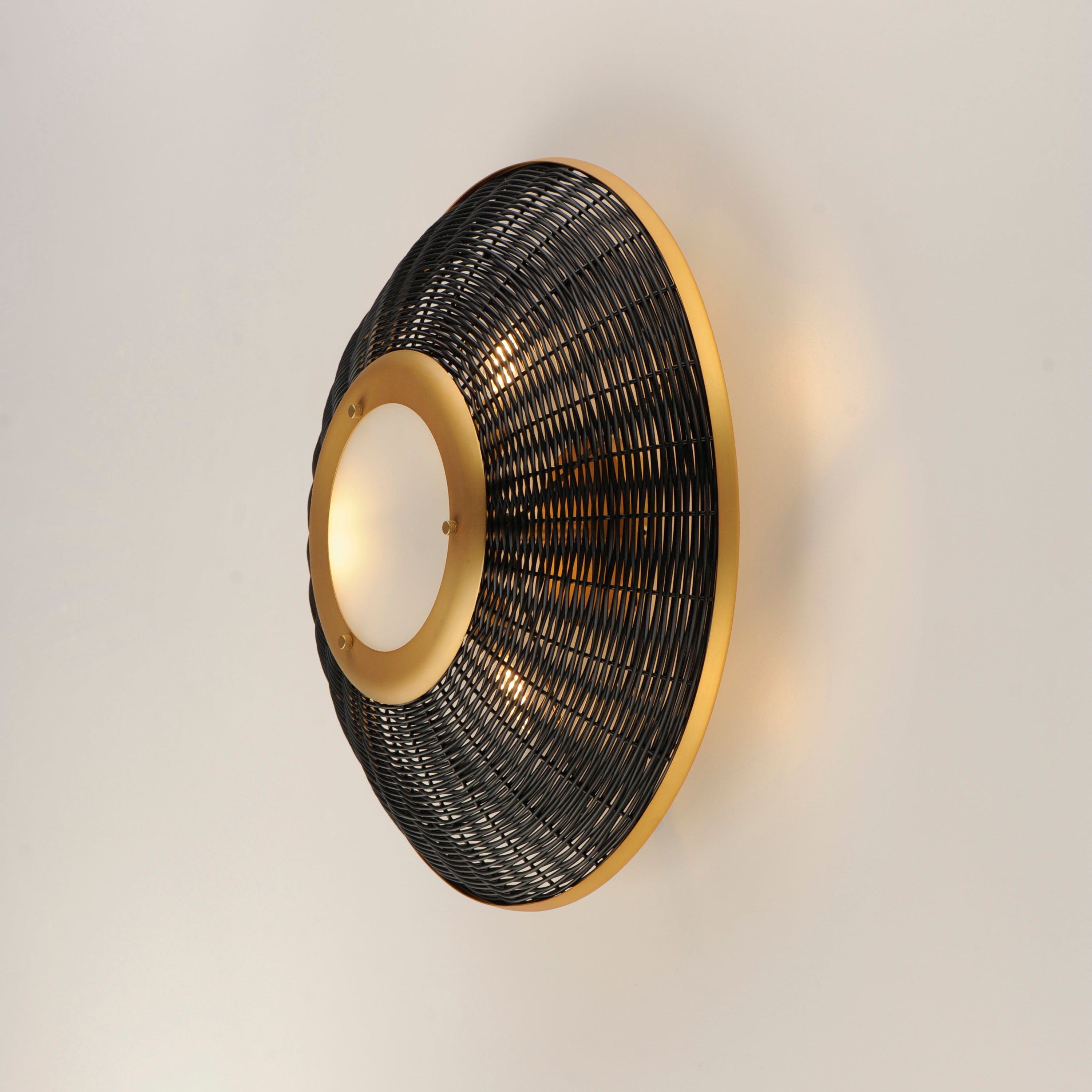 Rattan 20" Sconce/Semi Flush Mount