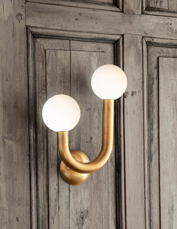 Happy Sconce Brass