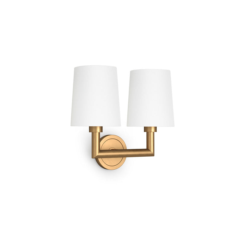 Legend Sconce Double Brass