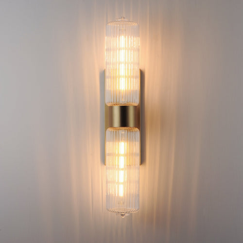 Kasbah 2 Light Sconce Brass