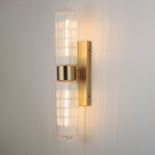 Kasbah 2 Light Sconce Brass