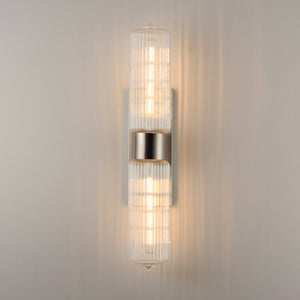 Kasbah 2 Light Sconce Nickel