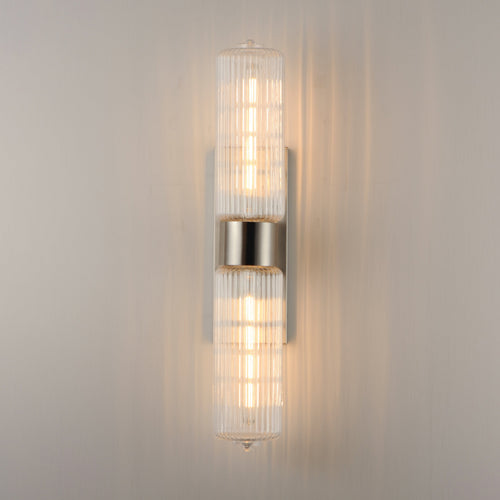 Kasbah 2 Light Sconce Nickel