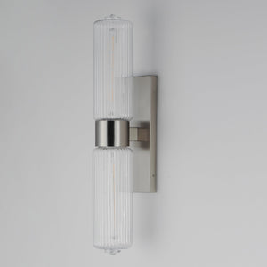 Kasbah 2 Light Sconce Nickel