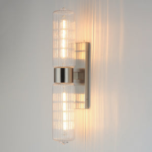 Kasbah 2 Light Sconce Nickel